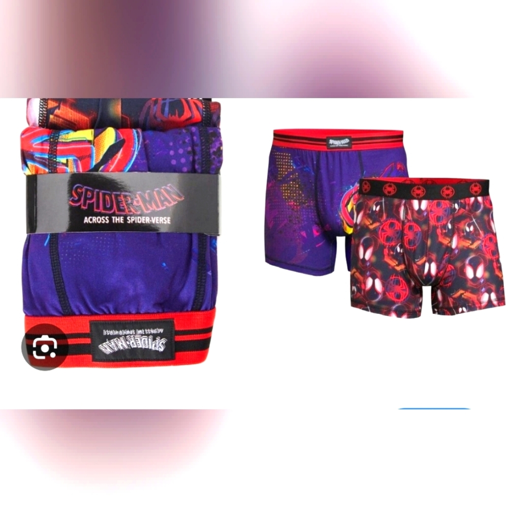 Spiderman Men's Boxer Briefs - 2-pack Small